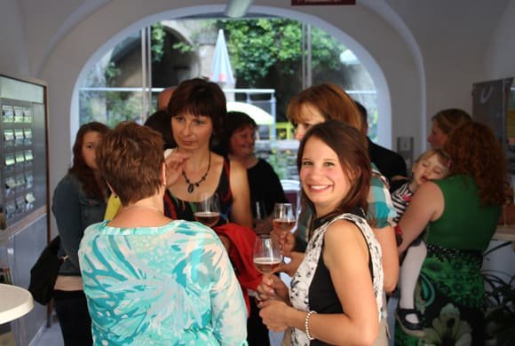 Gute Stimmung beim Sommerfest